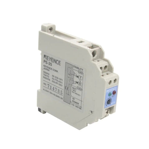 Keyence PS-25 Photoelectric Sensor Amplifier-Photoelectric Sensor Amplifier-AB-04-01-03-6152427824807-Used Industrial Parts