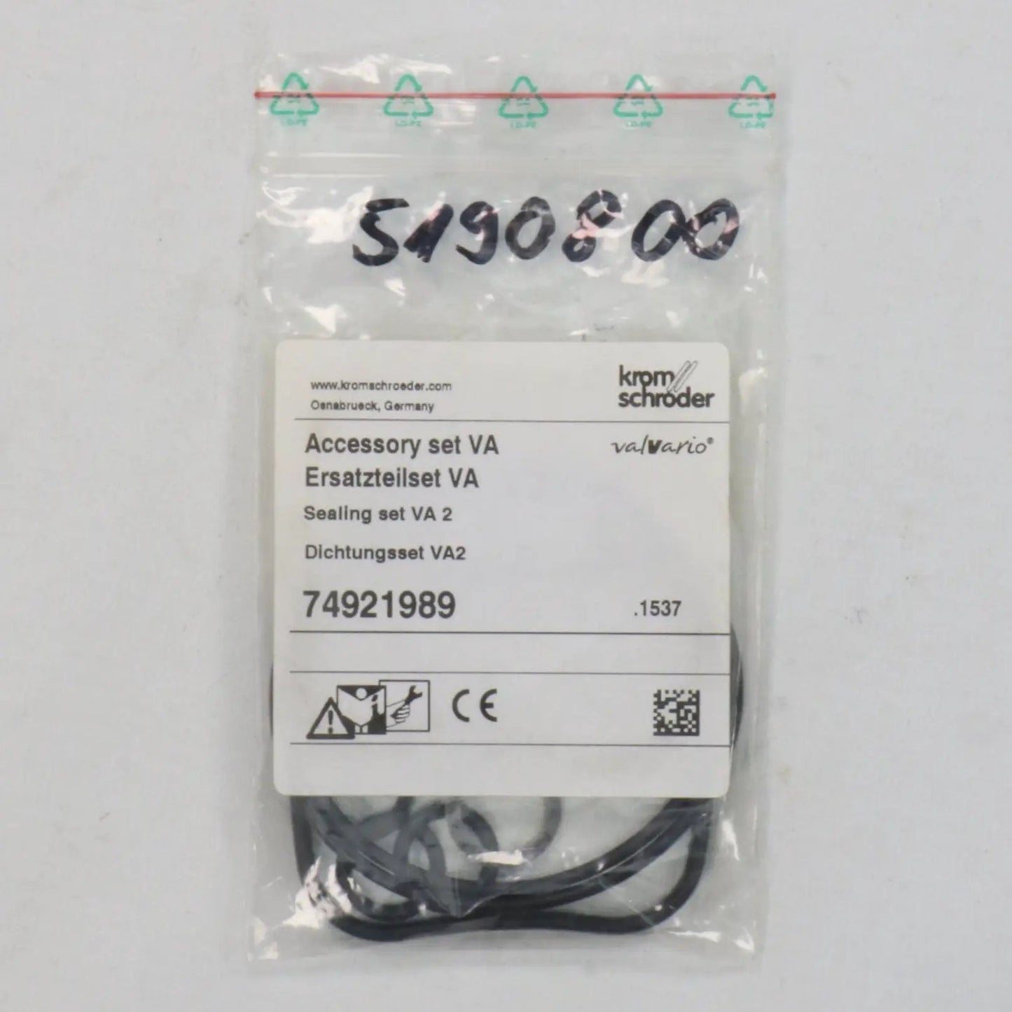 Krom Schroder VA2 Solenoid Sealing Set-Solenoid Sealing Set-Used Industrial Parts