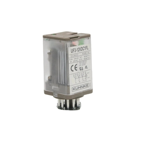 Kuhnke UF3-12VDC1FL Relay-Relay-Used Industrial Parts