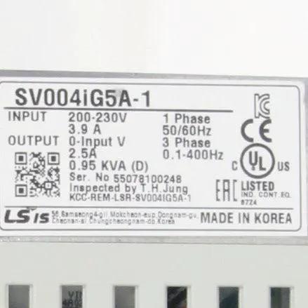 LS Electric SV004iG5A-1 AC Variable Frequency Drive-AC Variable Frequency Drive-Used Industrial Parts