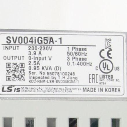 LS Electric SV004iG5A-1 AC Variable Frequency Drive-AC Variable Frequency Drive-Used Industrial Parts