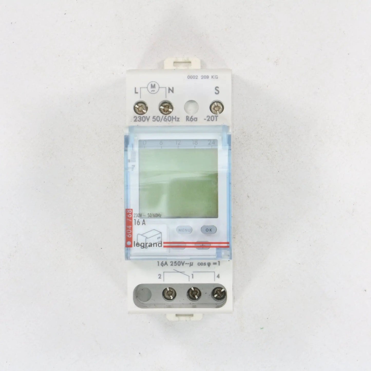 Legrand AlphaRex D21 Digital Time Switch-Digital Time Switch-Used Industrial Parts