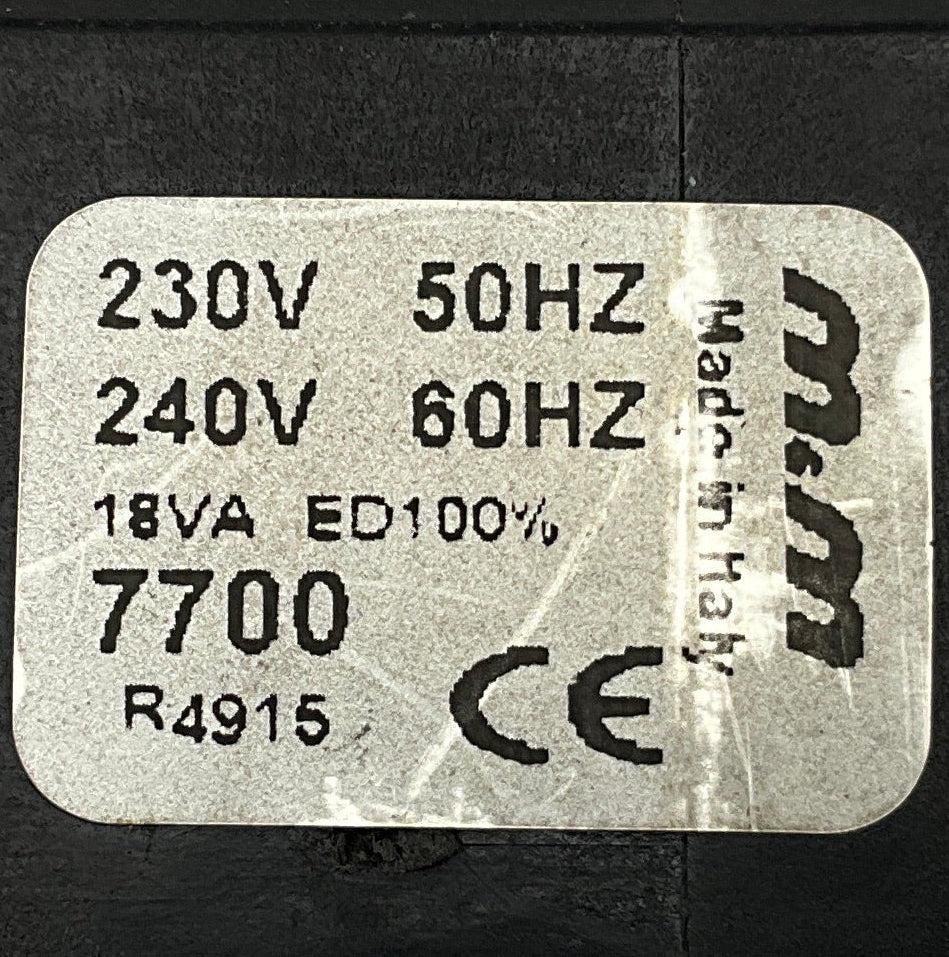 M & M International 7700 Solenoid Coil - 230/240 V AC-Solenoid Coil-Used Industrial Parts