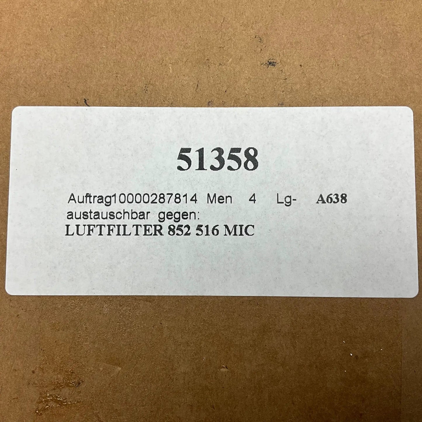 Mahle Air Breather Filter Element-Mahle Air Breather Filter Element-Used Industrial Parts
