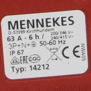 Mennekes Powertop Xtra Industrial CEE Connector/Coupler-Industrial CEE Connector / Coupler-Used Industrial Parts