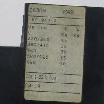 Merlin Gerin Compact C630N Circuit Breaker-Circuit Breaker-Used Industrial Parts