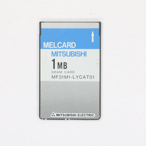 Mitsubishi Melcard 1MB MF31M1-LYCAT01 SRAM CARD-SRAM Card-Used Industrial Parts