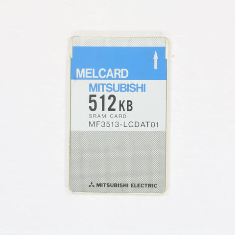 Mitsubishi Melcard 512KB MF3513-LCDAT01 SRAM CARD-SRAM Card-Used Industrial Parts