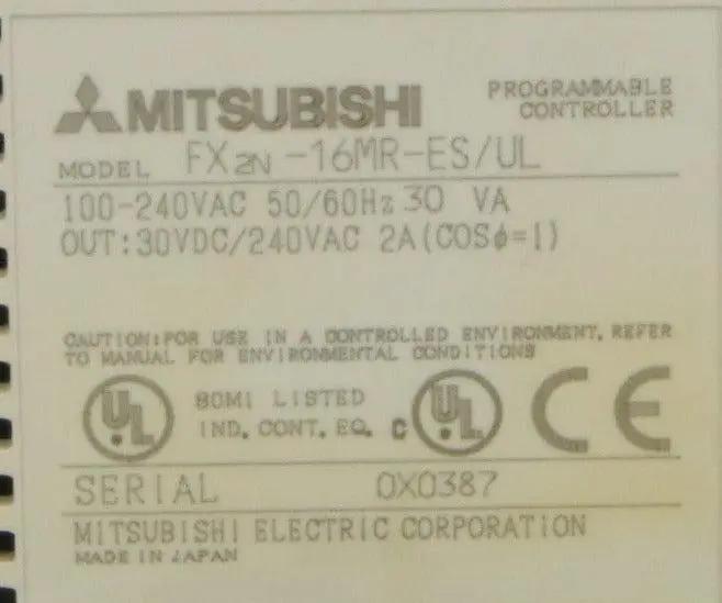 Mitsubishi Melsec FX2N-16MR-ES/UL Programmable Controller-Programmable Controller-Used Industrial Parts