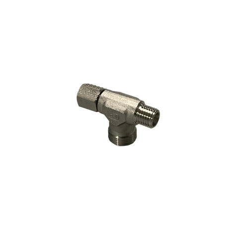 Parker Ermeto ELR06/12/06LOMD71 Swivel Nut Run Tee-Swivel Nut Run Tee-01-AC-06-03-01-6152427411472-Used Industrial Parts