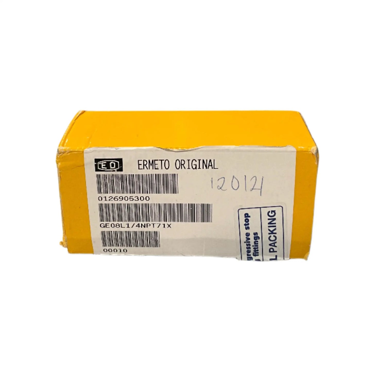 Parker Ermeto GE08L1/4NPT71X Male Stud Connector-Male Stud Connector-Used Industrial Parts