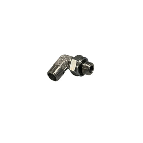 Parker Ermeto WEE08LROMDCF Adjustable Locknut Elbow-Adjustable Locknut Elbow-01-AD-04-05-01-6152427417474-Used Industrial Parts