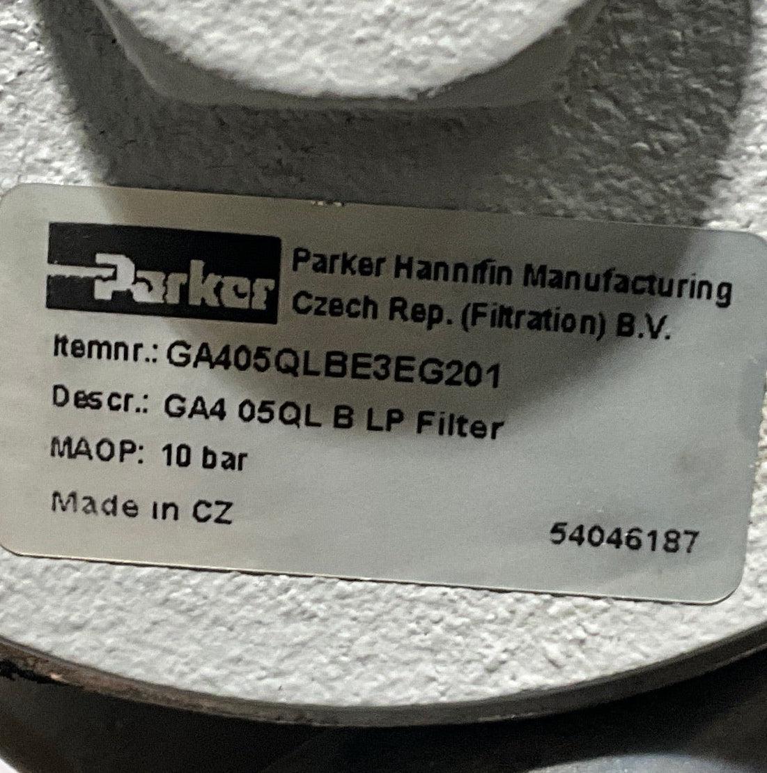 Parker Hannifin GA405QLBE3EG201 In-Line Filter Housing-In-Line Filter Housing-Used Industrial Parts