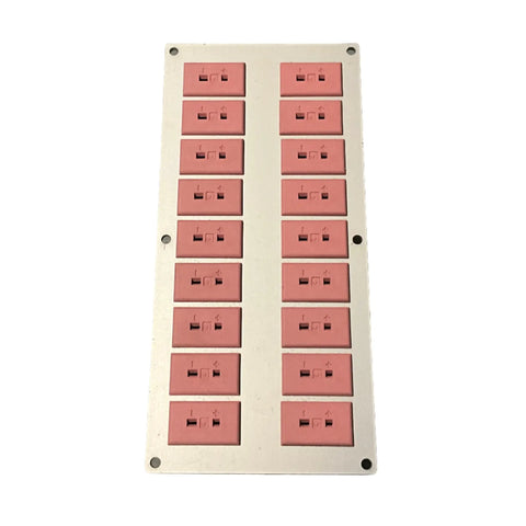 Pentronic Thermocouple Connector Panel - 18 Way-Connector Panel-01-BD-02-07-01-6152427621635-Used Industrial Parts