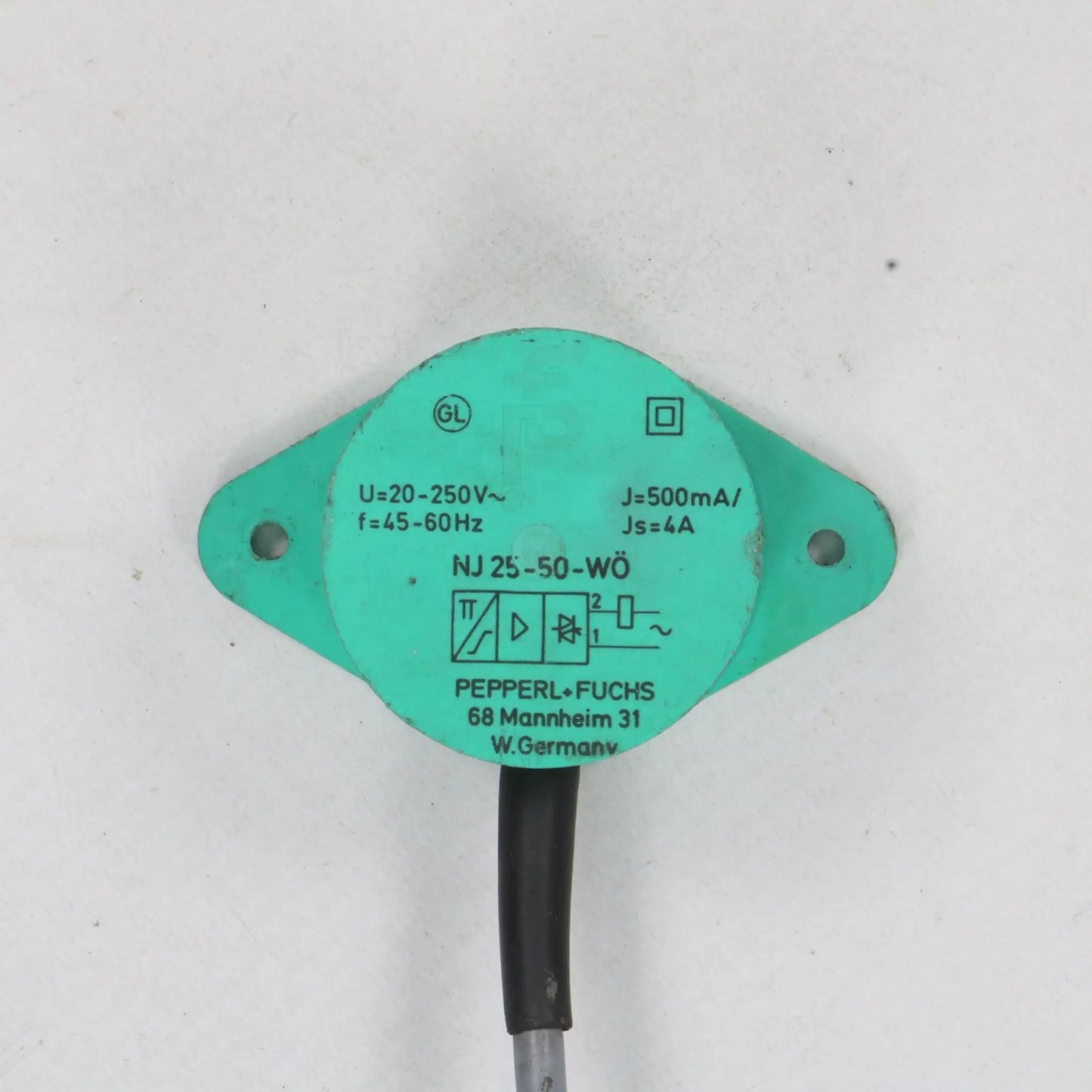 Pepperl + Fuchs Inductive Sensor NJ25-50-WO-Inductive Sensor-Used Industrial Parts