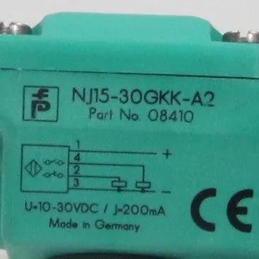 Pepperl + Fuchs NJ15-30GKK-A2 Inductive Proximity Sensor - 08410-Inductive Proximity Sensor-Used Industrial Parts