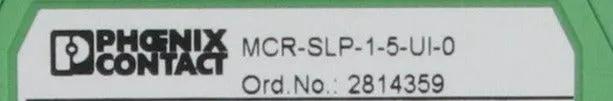 Phoenix Contact MCR-SLP-1-5-UI-0 Current Transducer-Current Transducer-Used Industrial Parts