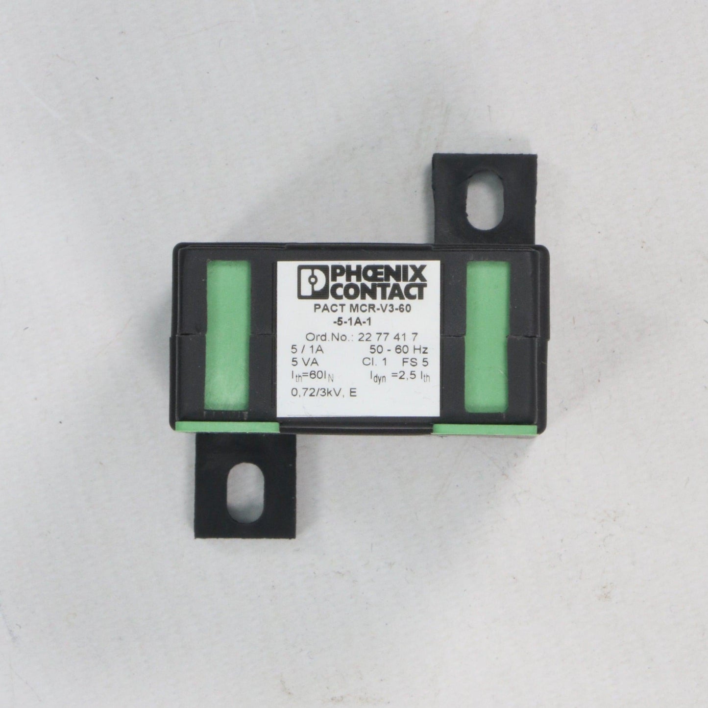 Phoenix Contact PACT MCR-V3-60-5-1A-1 Current Transformer-Current Transformer-Used Industrial Parts