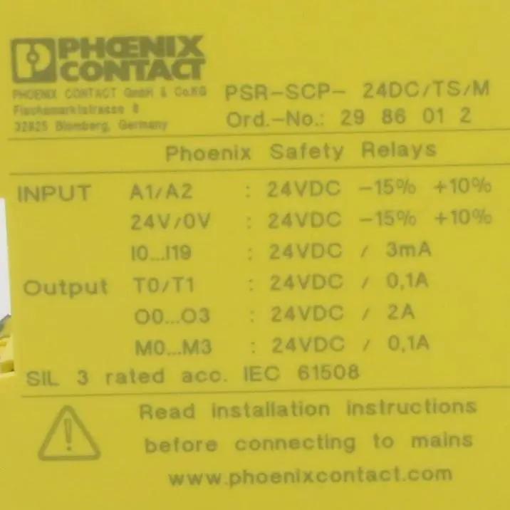 Phoenix Contact PSR SCP 24DC TS M Safety Relay-Safety Relay-Used Industrial Parts