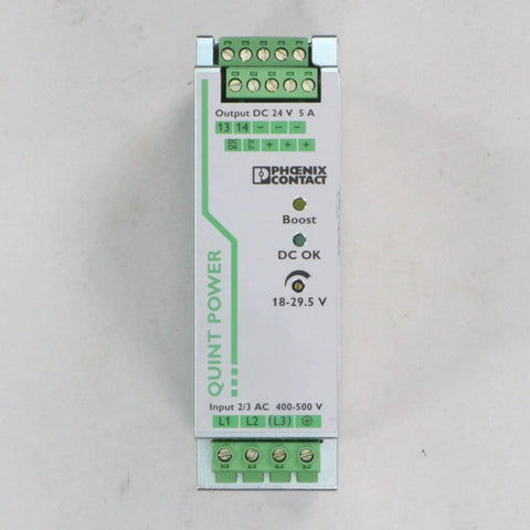 Phoenix Contact QUINT-PS/3AC/24DC/5 Power Supply-Power Supply-Used Industrial Parts