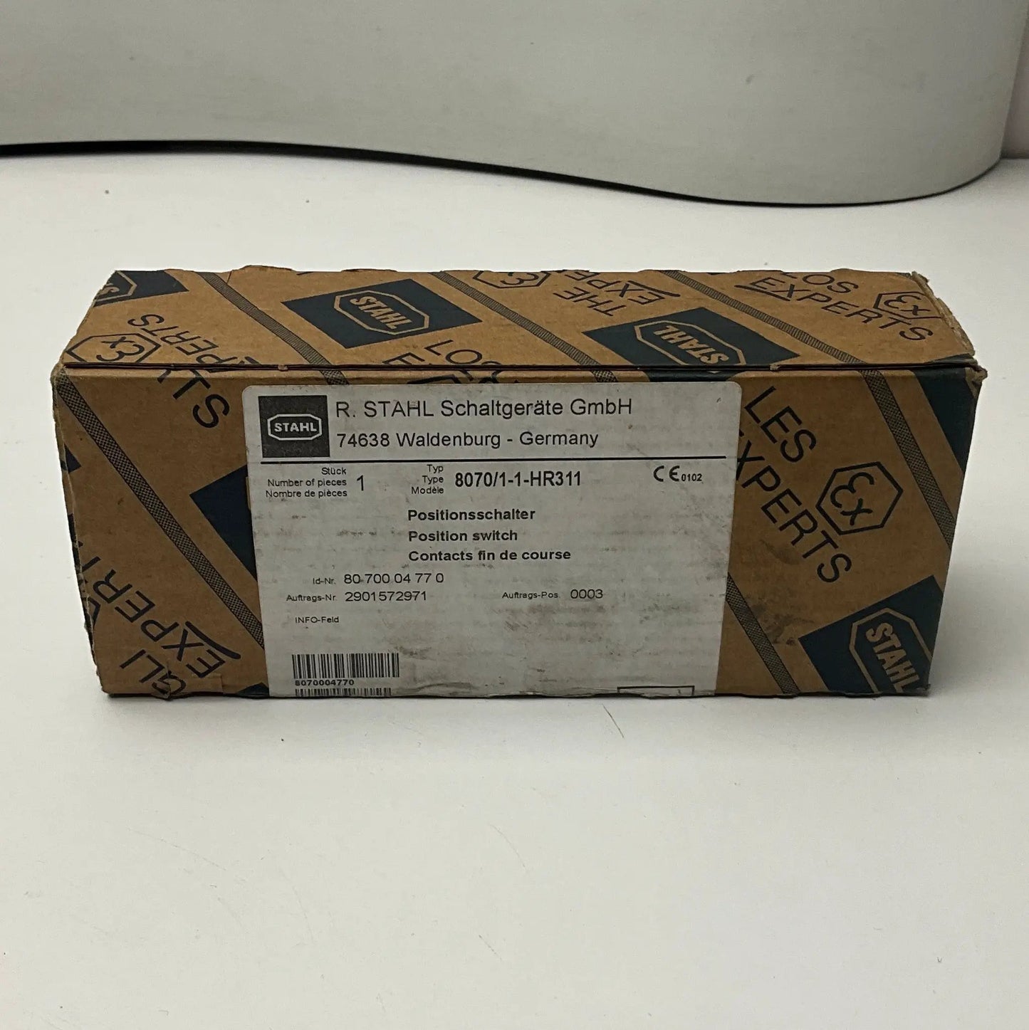 R. Stahl 8070/1-1-HR311 Position Switch-Position Switch-Used Industrial Parts