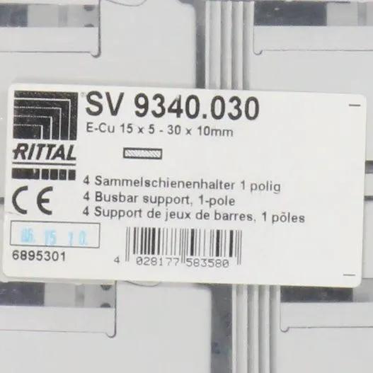 Rittal SV 9340.030 Busbar Support x 4pcs-Busbar Support-Used Industrial Parts