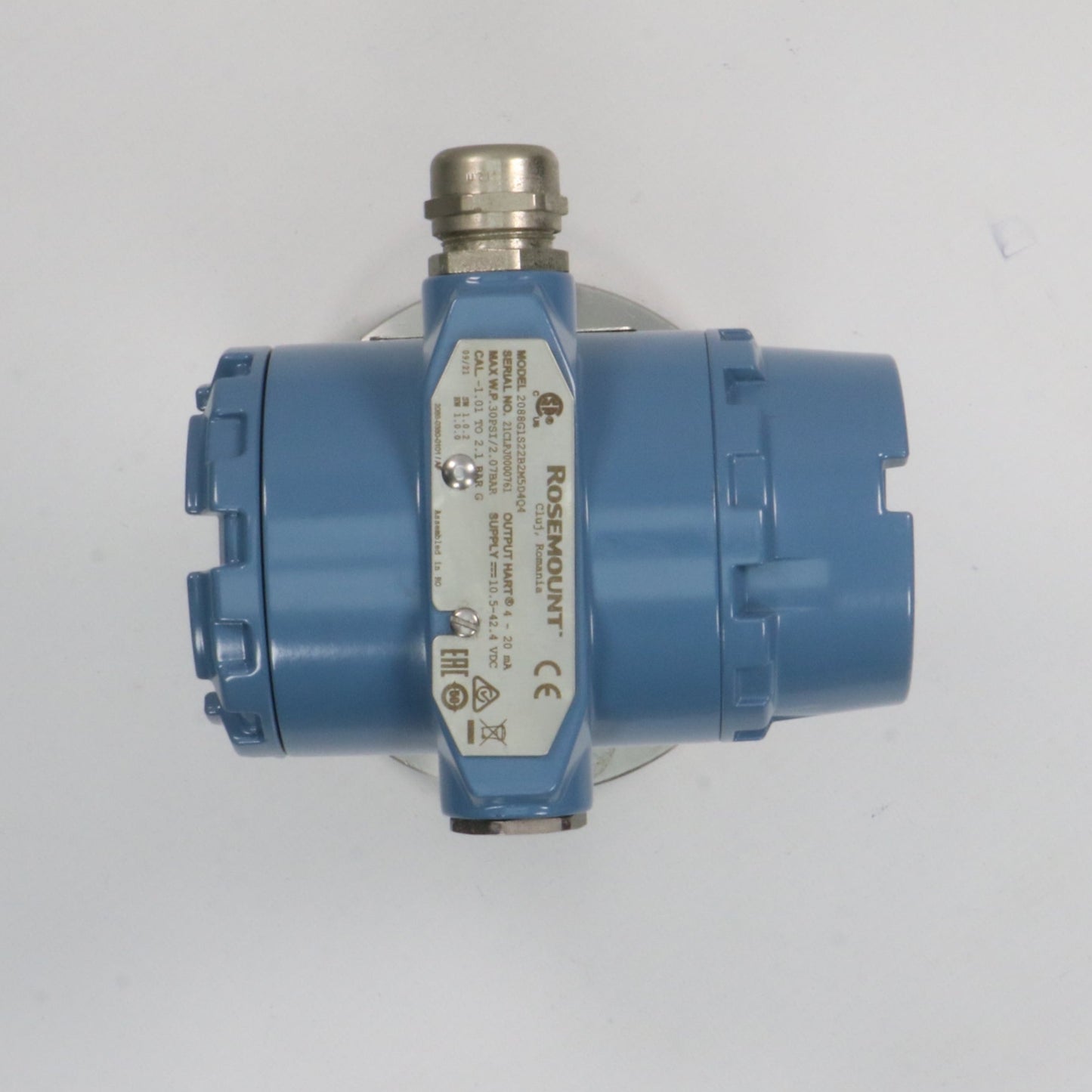 Rosemount 2088G1S22B2M5D4Q4 Gauge & Absolute Pressure Transmitter-Gauge & Absolute Pressure Transmitter-Used Industrial Parts
