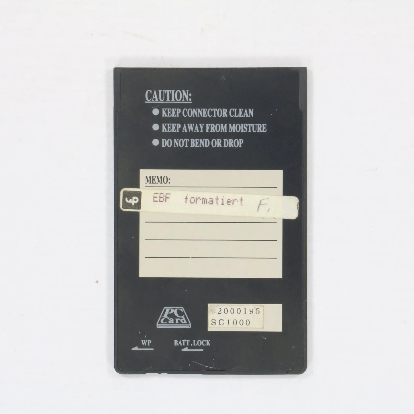 SCM PC Card SRAM 1MB-PC Card SRAM-Used Industrial Parts