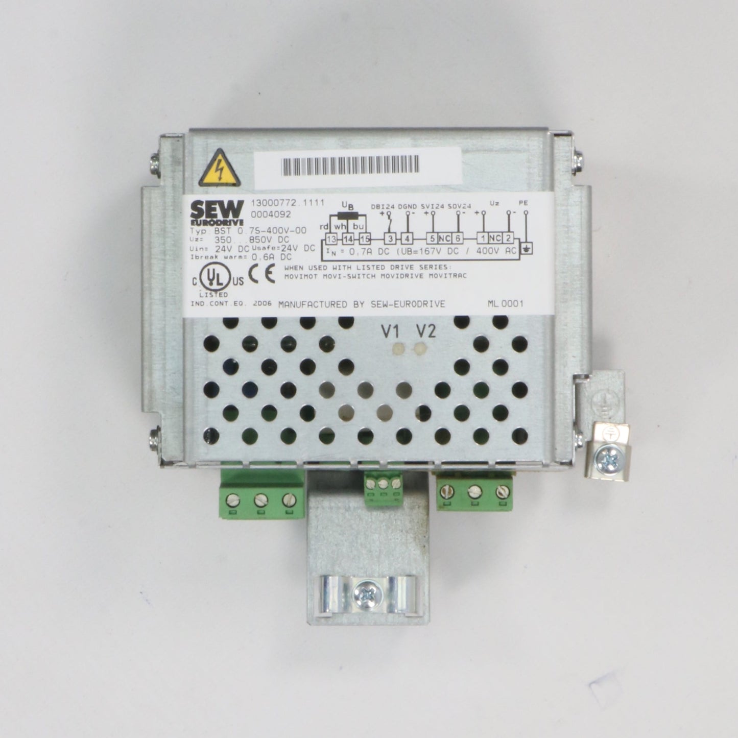 SEW Eurodrive BST 075 400V 00 Brake Module-Brake Module-Used Industrial Parts