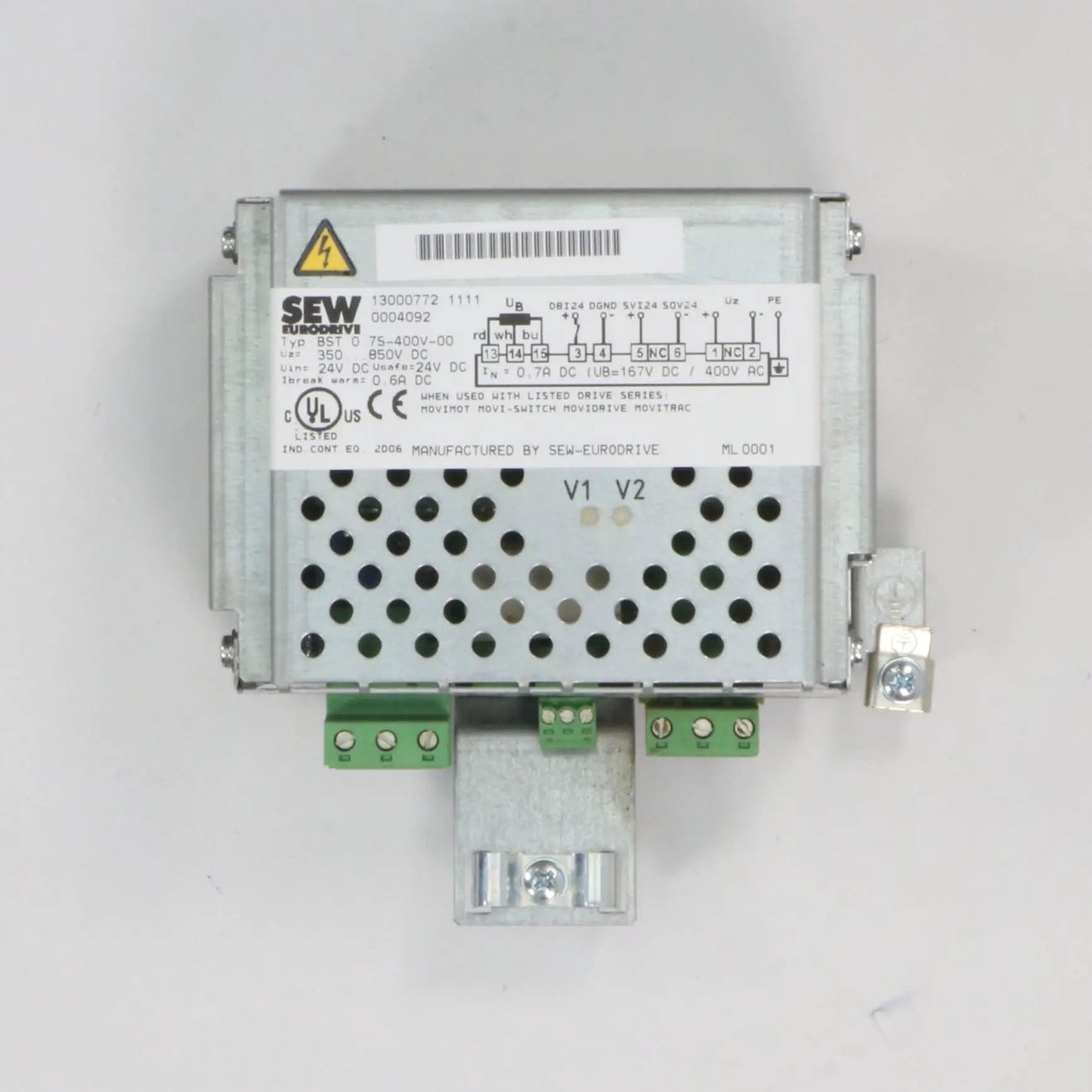 SEW Eurodrive BST 075 400V 00 Brake Module-Brake Module-Used Industrial Parts