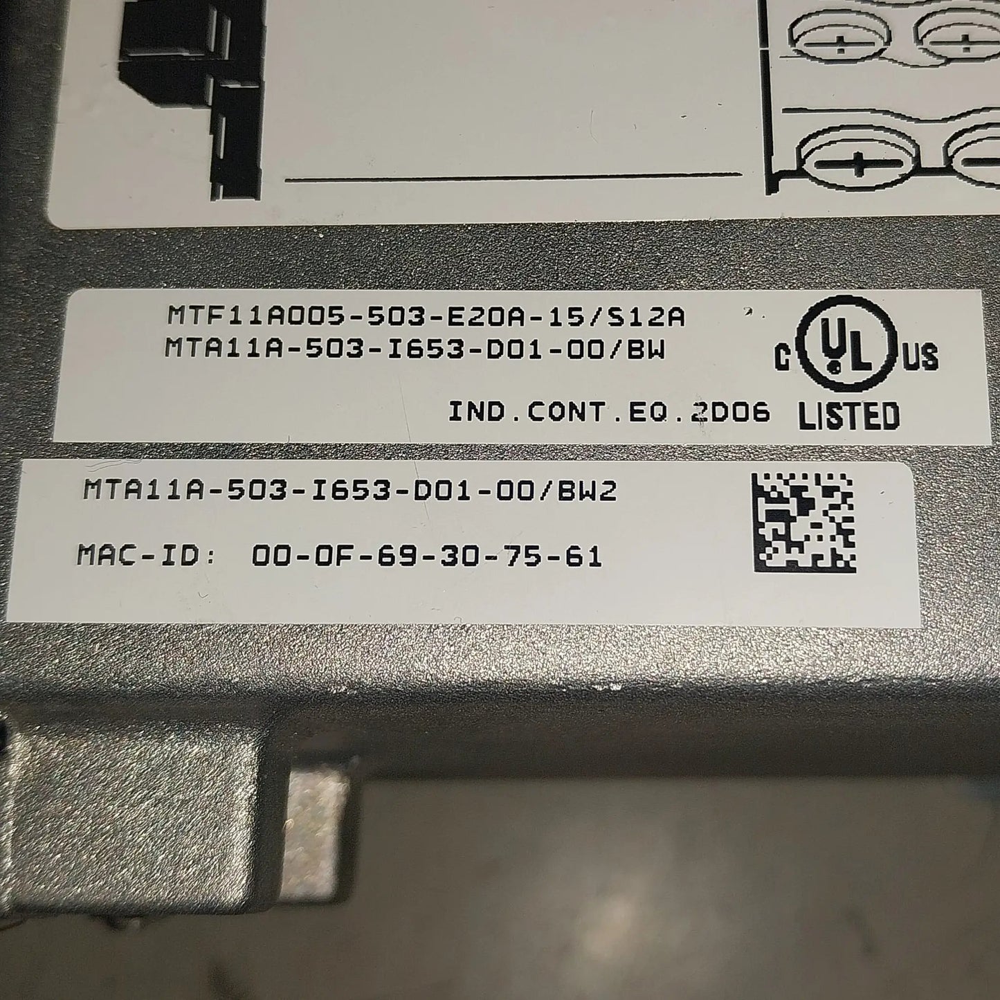 SEW Eurodrive Movifit MTF11A005-503-E20A-15/S12A Frequency Inverter-Frequency Inverter-Used Industrial Parts