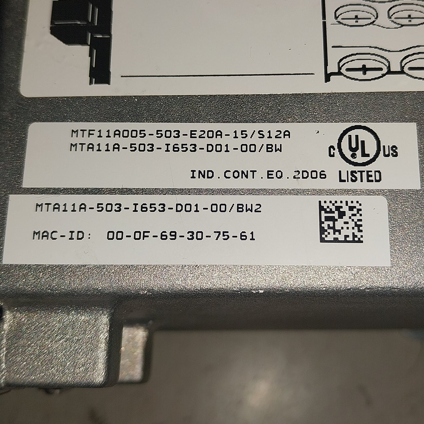 SEW Eurodrive Movifit MTF11A005-503-E20A-15/S12A Frequency Inverter-Frequency Inverter-Used Industrial Parts