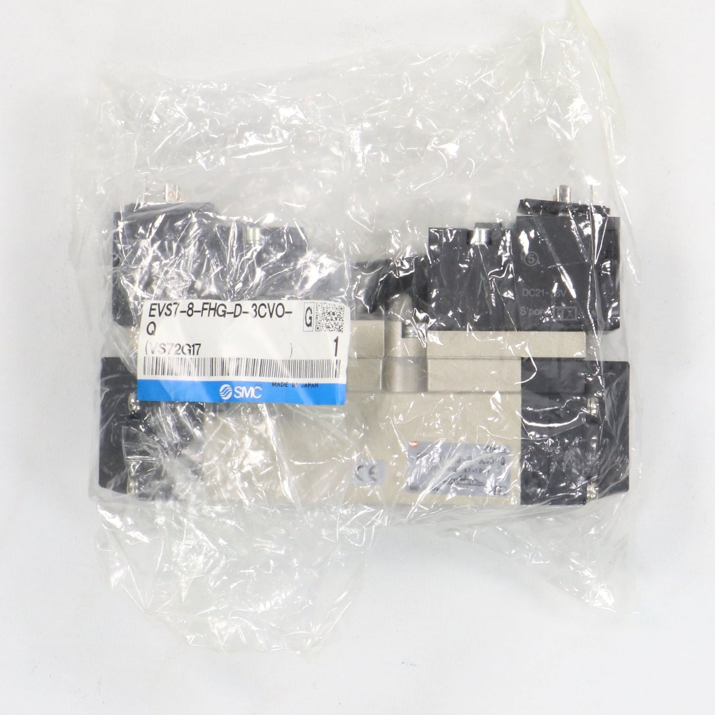 SMC EVS7-8-FHG-D-3CVO-Q 5-Port Pilot Operated Solenoid Valve-Pilot Operated Solenoid Valve-Used Industrial Parts