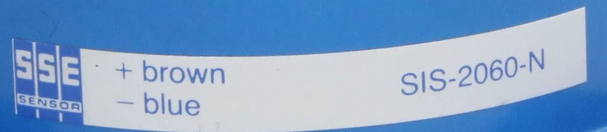 SSE Inductive Sensor SIS-2060-N-Inductive Sensor-Used Industrial Parts