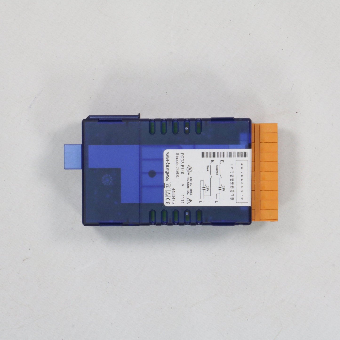 Saia-Burgess PCD3.E110 Input Module-Digital Input Module-Used Industrial Parts