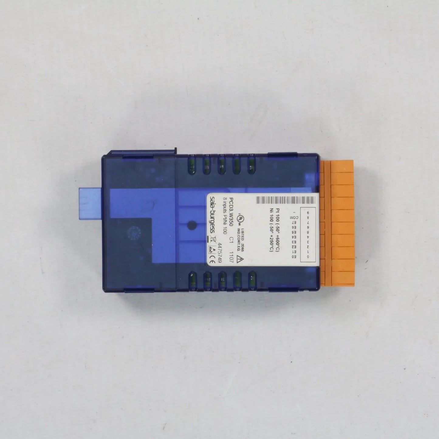 Saia-Burgess PCD3.W350 Analog Input Module-Analog Input Module-Used Industrial Parts