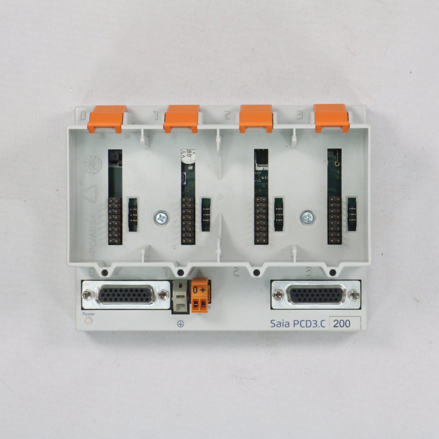 Saia PCD3.C200 CPU Extension Module Holder-Module Holder-Used Industrial Parts