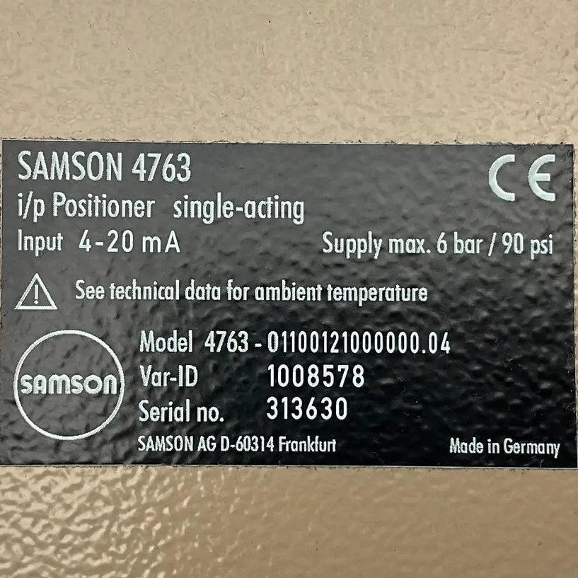 Samson 4763 Single-Acting Electropneumatic Valve Positioner-Single-Acting Electropneumatic Valve Positioner-Used Industrial Parts