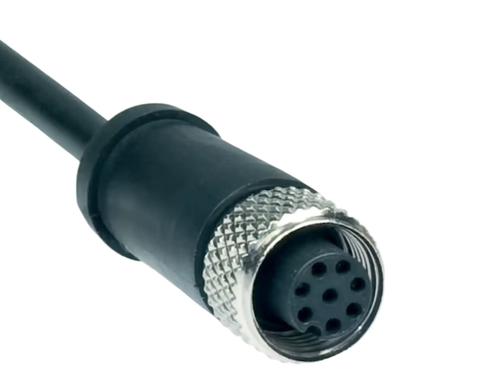Schmersal A-K8P-M12-S-G-10M-BK-1-X-A-4-69-VA Connector Cable-01-AA-06-09-04-6152429745797-Used Industrial Parts