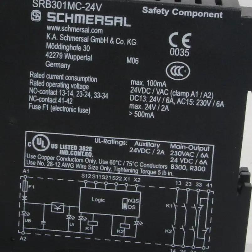 Schmersal SRB 301MC-24V Safety Relay-Safety Relay-Used Industrial Parts