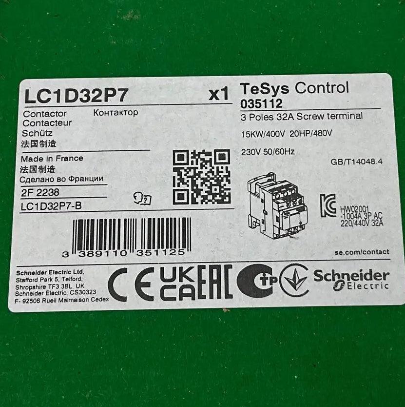 Schneider Electric LC1D32P7 Contactor-Contactor-Used Industrial Parts