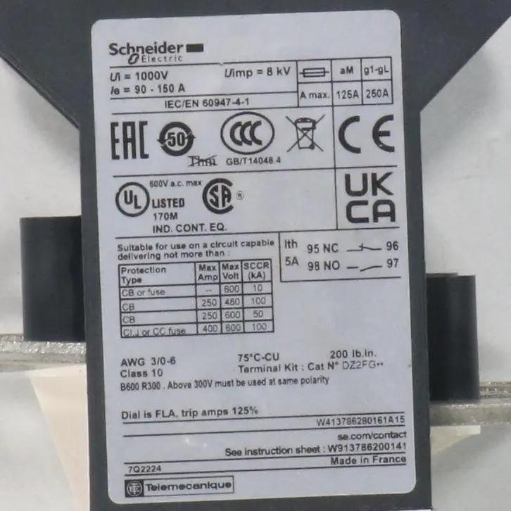 Schneider Electric LR9F5369 Electronic Thermal Overload Relay-Electronic Thermal Overload Relay-Used Industrial Parts