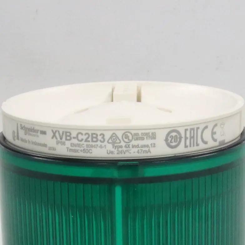 Schneider Electric XVB C2B3 Green Steady LED Unit-Green Steady LED Unit-Used Industrial Parts