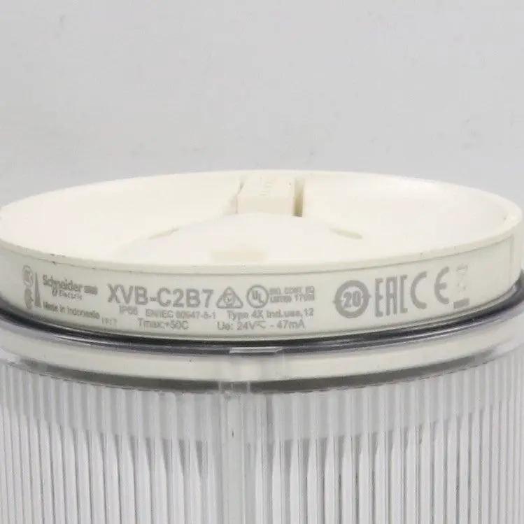 Schneider Electric XVB C2B7 Clear Steady LED Unit-Clear Steady LED Unit-Used Industrial Parts