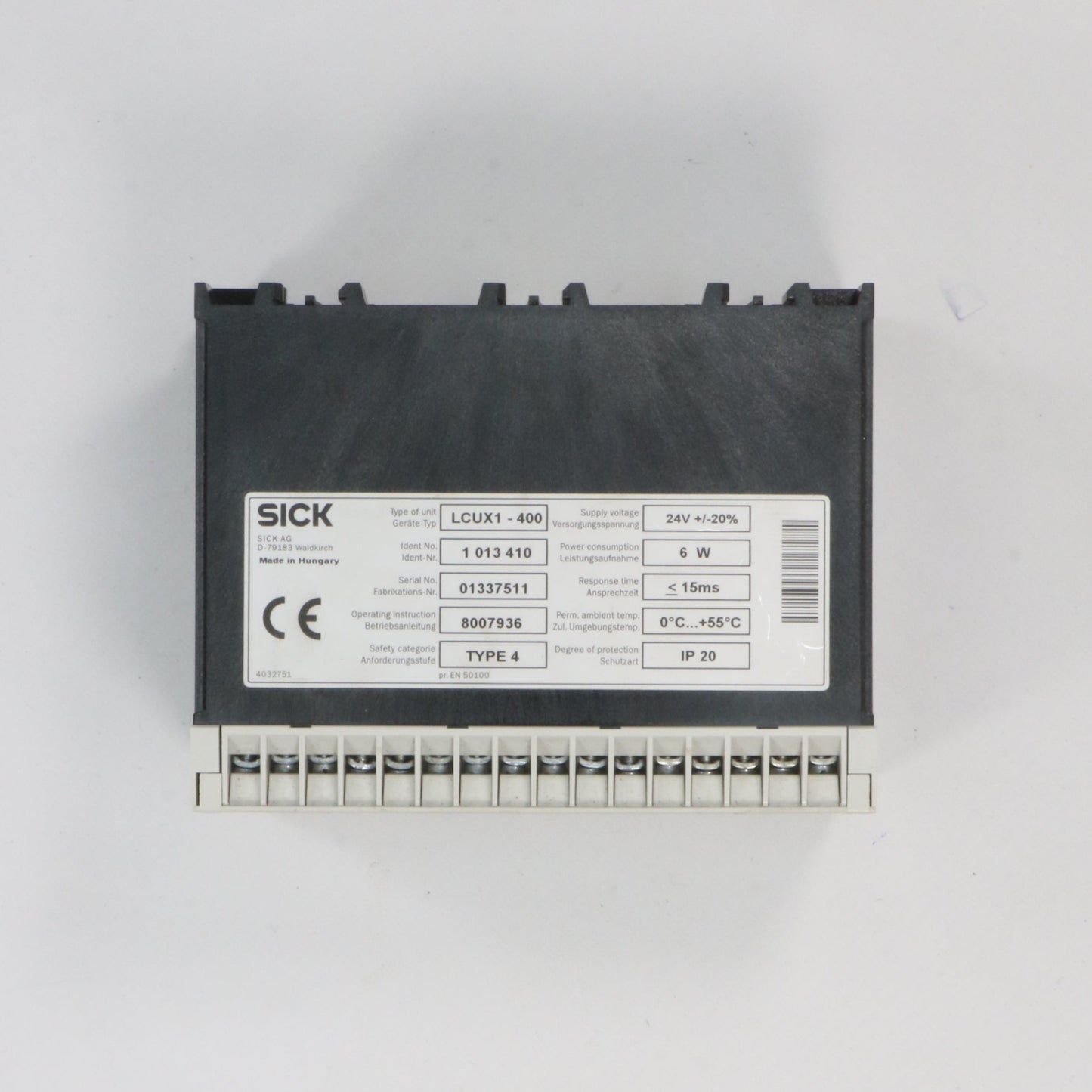 Sick LCUX1 400 Safety Interface 1013410-Safety Interface-Used Industrial Parts