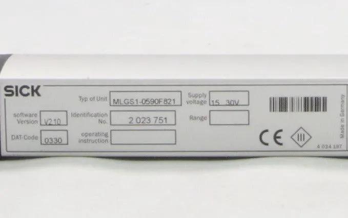 Sick MLGS1-0590F821 Beam Sensor-Beam Sensor-Used Industrial Parts