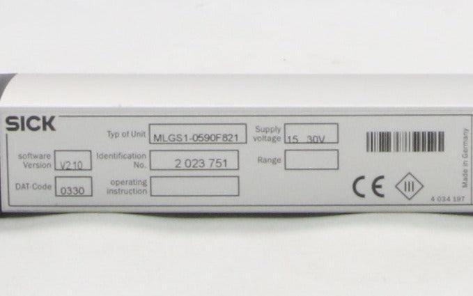 Sick MLGS1-0590F821 Beam Sensor-Beam Sensor-Used Industrial Parts