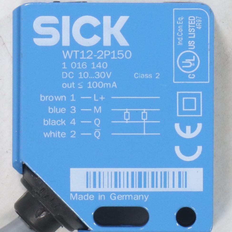 Sick WT12-2P150 Photoelectric Proximity Sensor - 1016140-Photoelectric Proximity Sensor-Used Industrial Parts