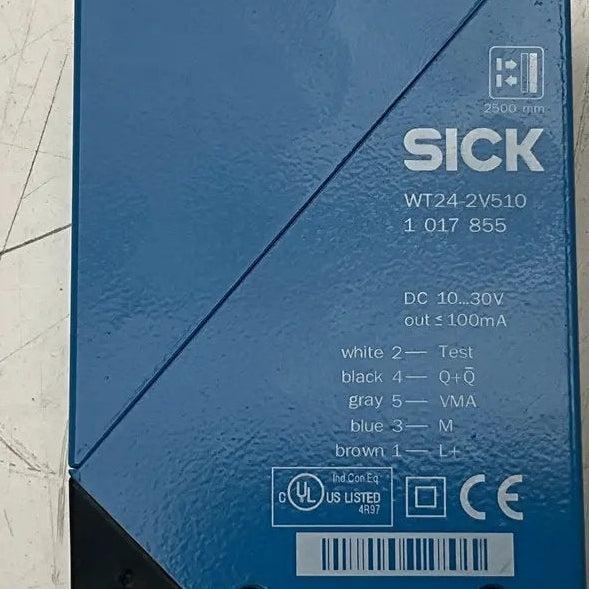 Sick WT24-2V510 Photoelectric Proximity Sensor - 1017855-Photoelectric Proximity Sensor-Used Industrial Parts