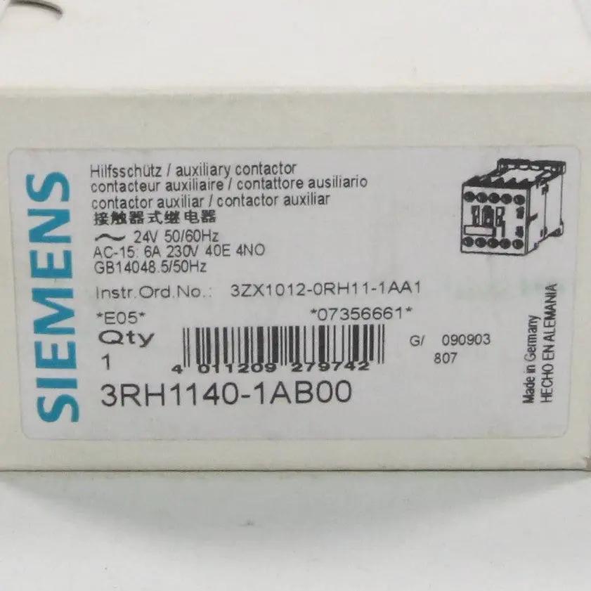 Siemens 3RH1140-1AB00 Auxiliary Contactor-Auxiliary Contactor-Used Industrial Parts